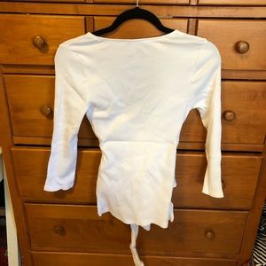 Express Tops - NWT faux wrap top Express Tops - NWT faux wrap top